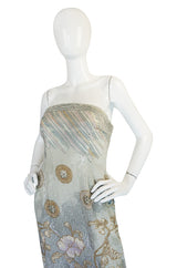 F/W 1995-96 Giorgio Armani Couture Fully Beaded Runway Dress