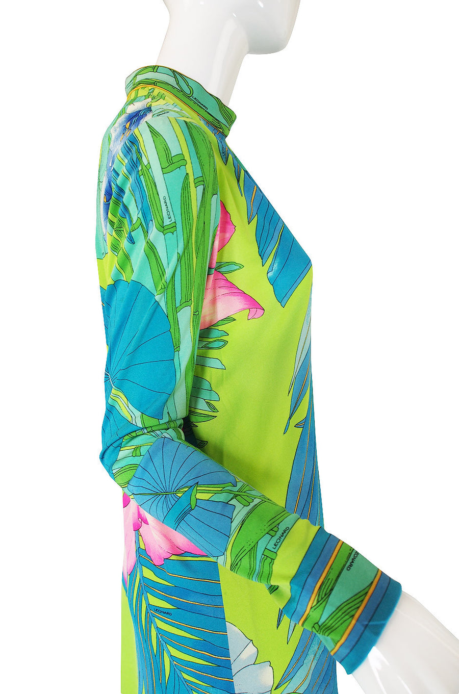1970s Leonard Paris Tropical Silk Jersey – Shrimpton Couture