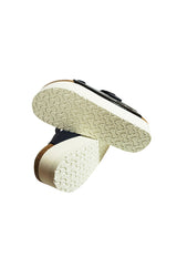 Limited Edition Navy Sacai Stacked Birkenstocks