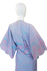 1974 "Spinifix Landscape" Print Zandra Rhodes Caftan