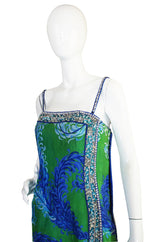 Rare 1960s Emilio Pucci Couture Beaded Jumpsuit