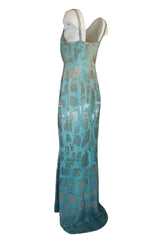 F/W 1994 Todd Oldham Densely Beaded Documented Runway Dress