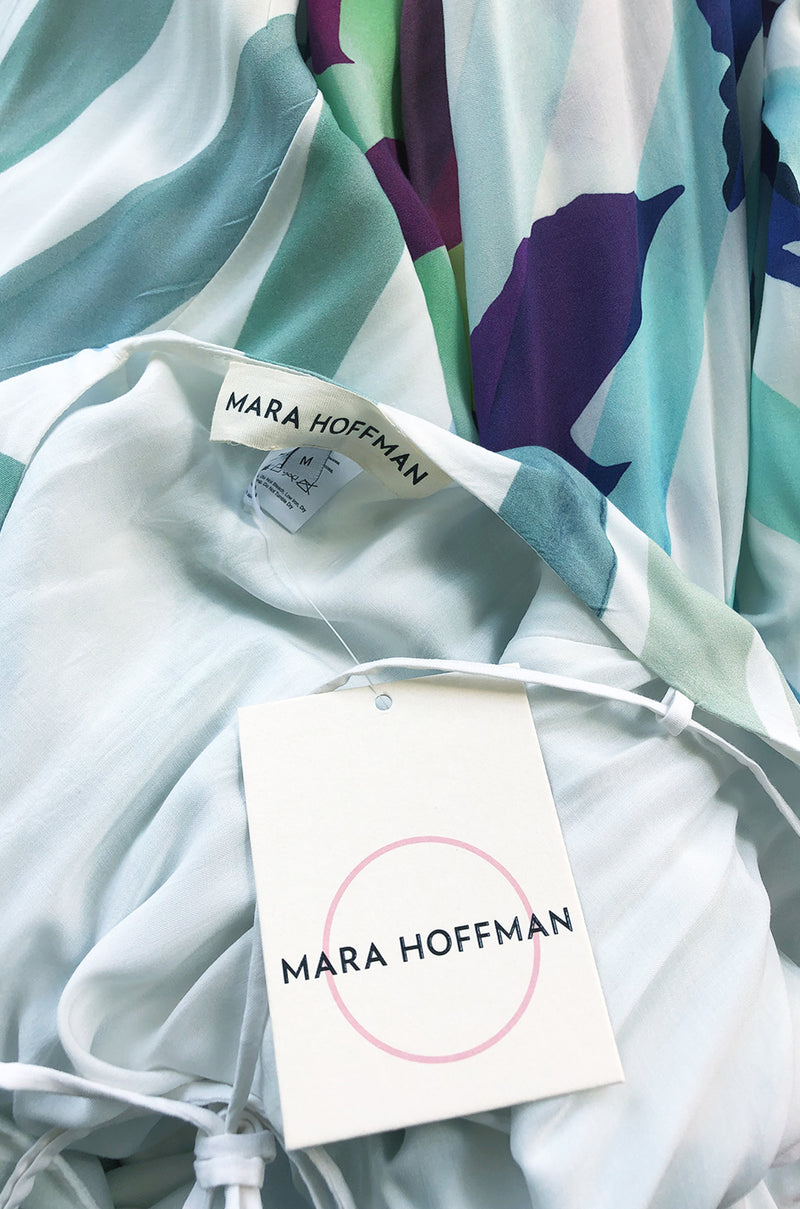 Spring 2016 Mara Hoffman Rainbow Bird Caftan Halter Unworn Dress Shrimpton Couture Spring 2016 Mara Hoffman Rainbow Bird Caftan Halter Unworn Dress Shrimpton Couture