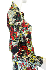 1990s JPG Cartoon Mini Skirt & Top