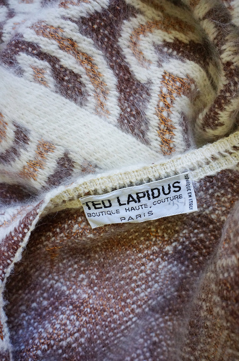 1970s Ted Lapidus Couture Sweater