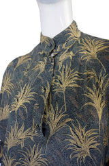 Late 1970s Ted Lapidus Silk Tunic Dress