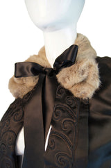 Edwardian Highly Detailed Silk Coat