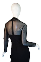 1980s Sophie Sitbon Silk Chiffon Dress