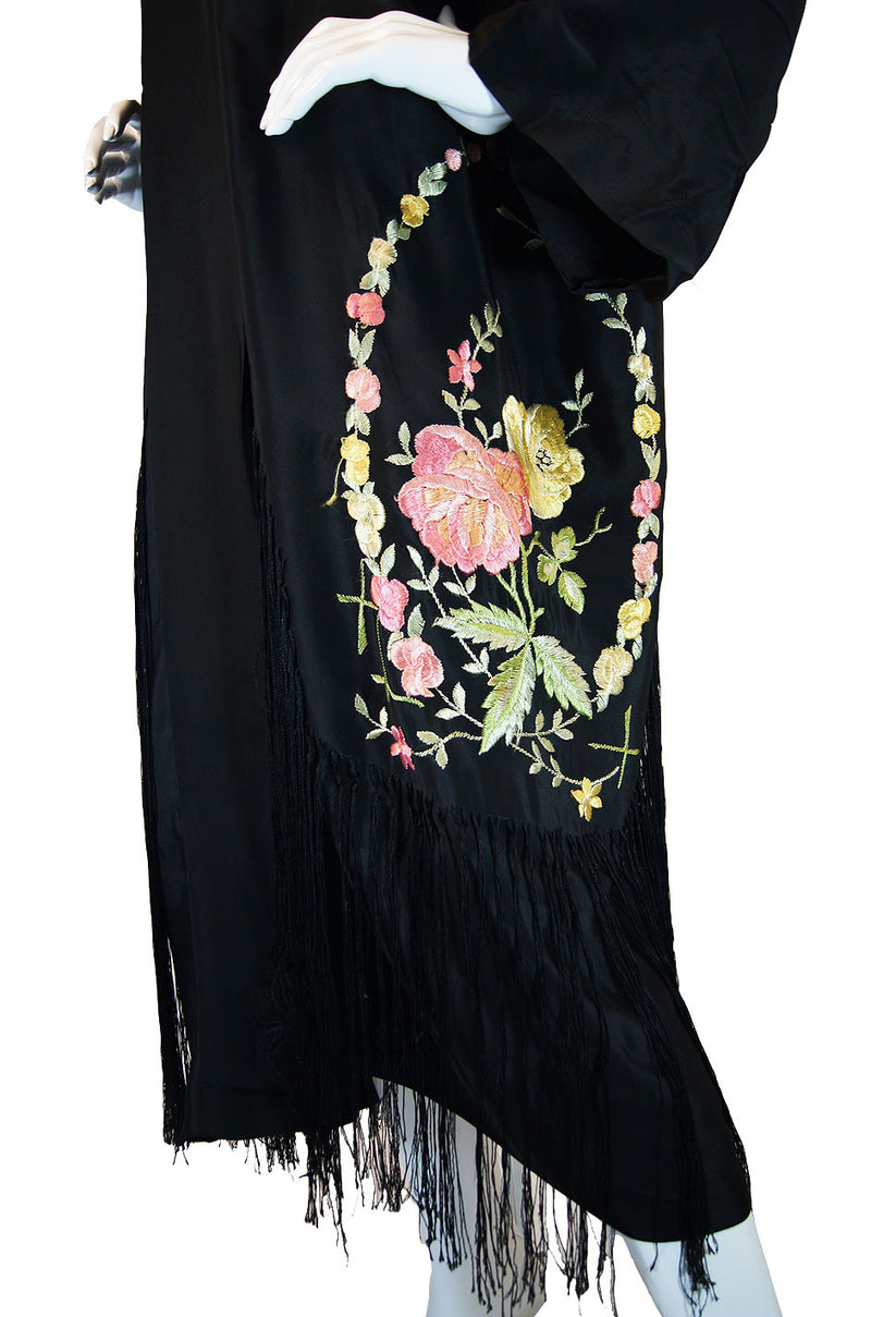 1920s Fringe & Embroidery Flapper Robe