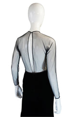 1970s Oscar De la Renta Butterfly Gown