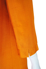 1960s Rare Maggy Reeves Tangerine Coat