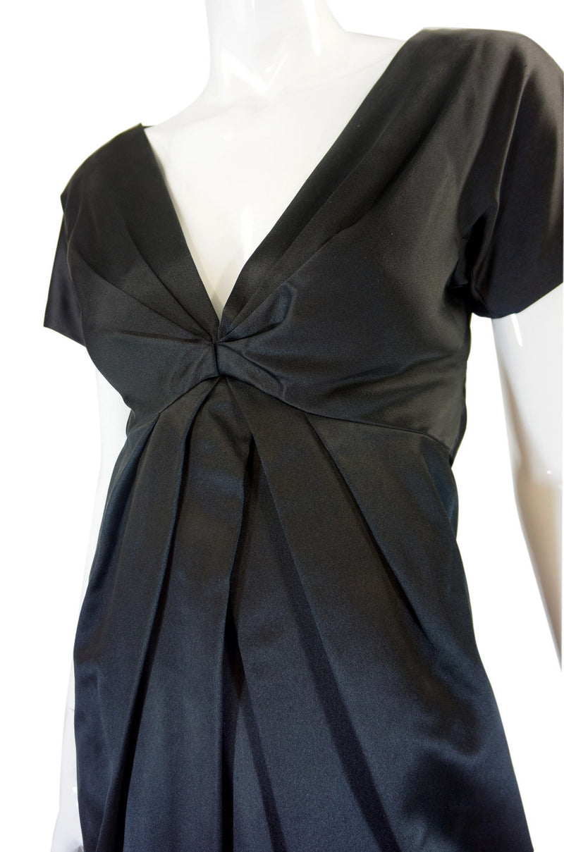 2009 Alexander McQueen Silk Satin Dress