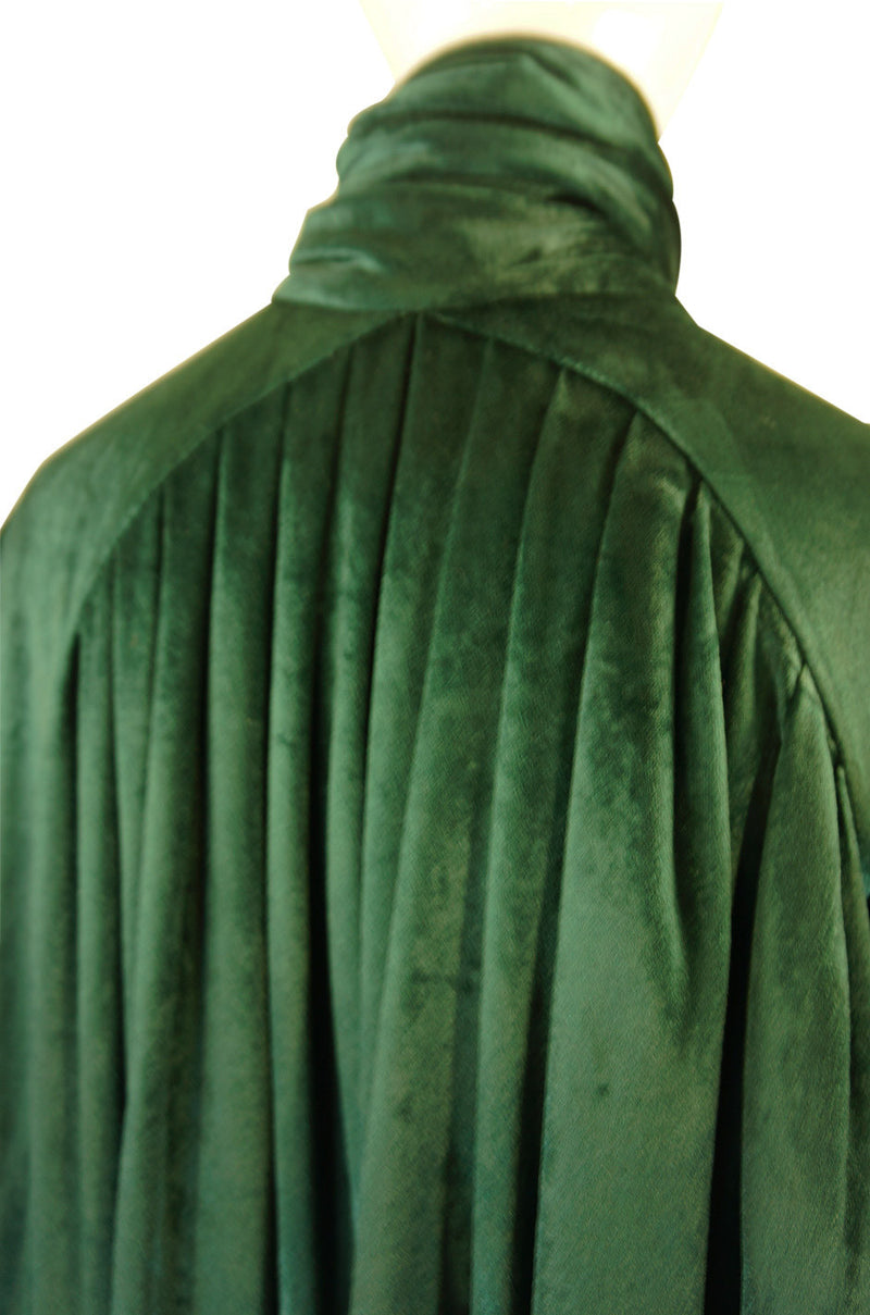 1970s Jean Varon Green Dress or Coat