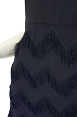 1980s Bill Blass Silk Chiffon Dress