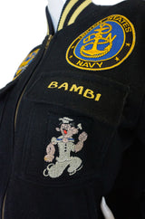 1986 Patchwork Varsity Bomber Jacket