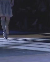 Fall 2002 Alexander McQueen 'Supercalifragilistic-Expialidocious' Runway Black Lace & Silk Chiffon Dress