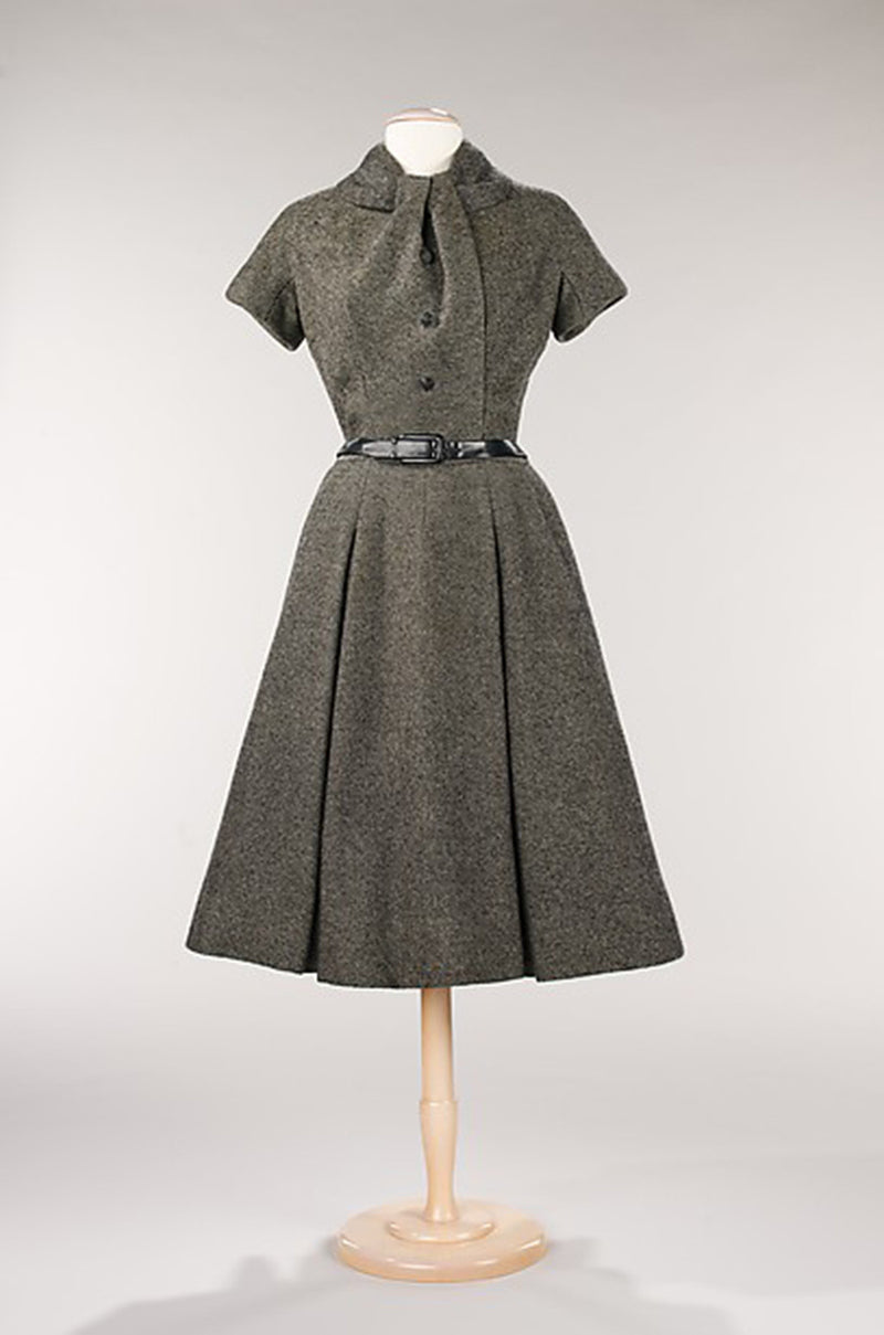 dior dress vintage c1955 Christian Dior Original Demi-Couture Fitted Dress – Shrimpton Couture