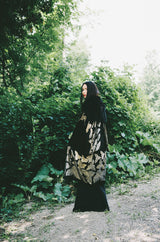 Extraordinary 1920s Evening Velvet & Feather Flapper Coat Cape