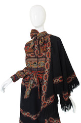 1960s Oscar de la Renta Dress & Shawl