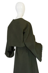 F/W 2016 Attico Collection Olive Khaki Canvas Coat