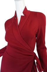 Recent Red Diane Von Furstenberg Wrap Dress