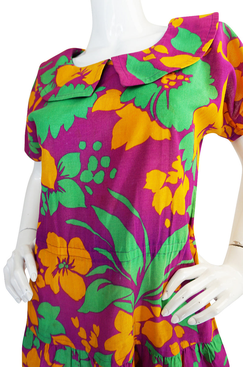 1970s Givenchy Linen Day Dress