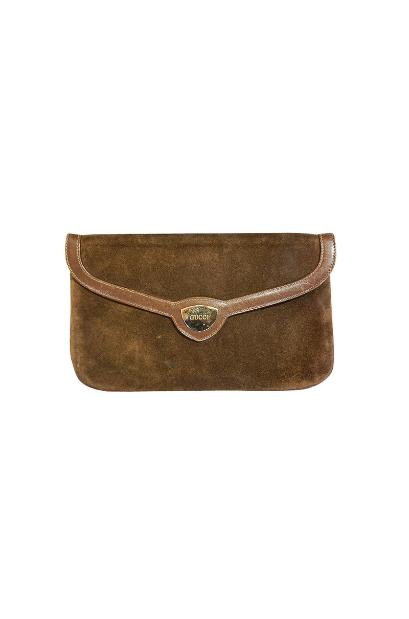 1970s Rare Gucci Convertible Bag & Clutch Combo