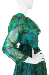 1960s Bonnie Cashin for Dorian Silk Chiffon Gown