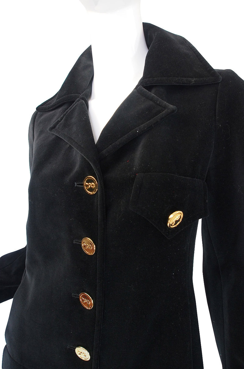 1970s Roberta Di Camerino Velvet Coat