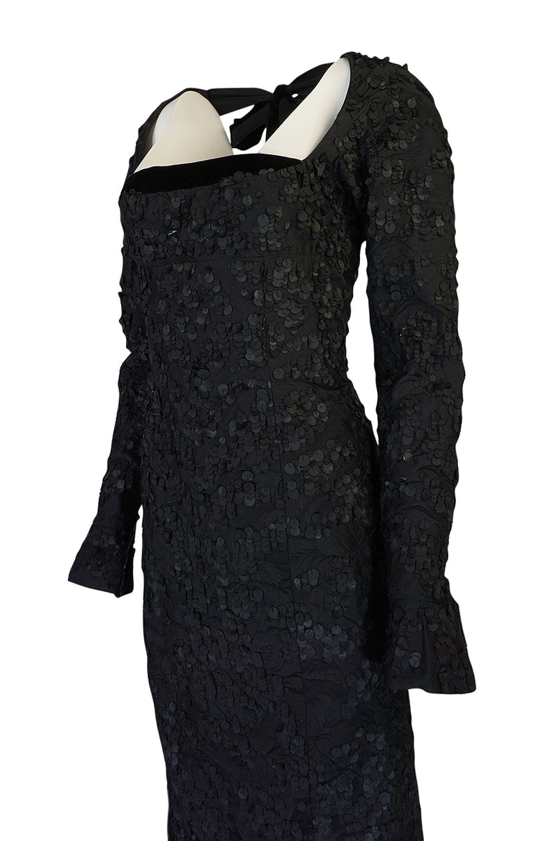 F/W 2002 Tom Ford for Yves Saint Laurent Runway Textured Dress