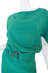 1980s Valentino With Bejeweled Snake Belt