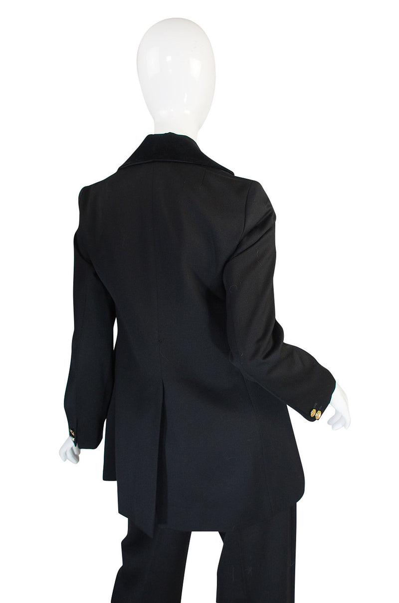 Rare 1990s Vivienne Westwood Black Tuxedo Suit
