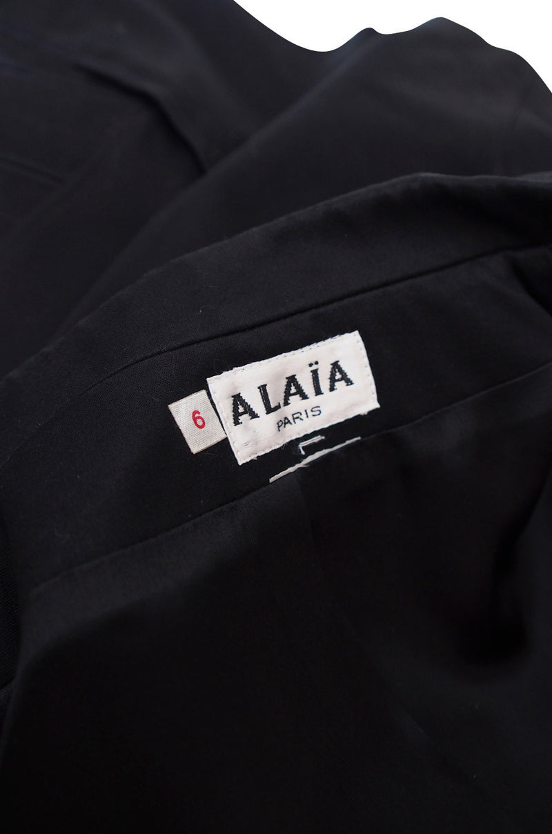 1992 Museum Held Azzedine Alaia Black "Corset" Jacket