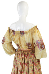 Early 1970s Lanvin Paris Skirt & Top or Dress