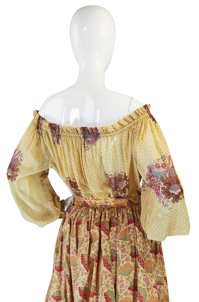 Early 1970s Lanvin Paris Skirt & Top or Dress