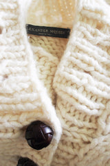 F2005 RTW Alexander McQueen Cable Knit Sweater