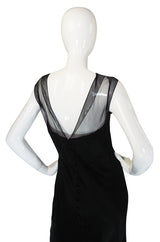 1994 Karl Lagerfeld Silk & Net Bias Cut Dress