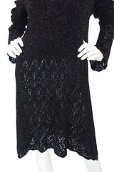 1997 Dries Van Noten Metallic Sweater Dress