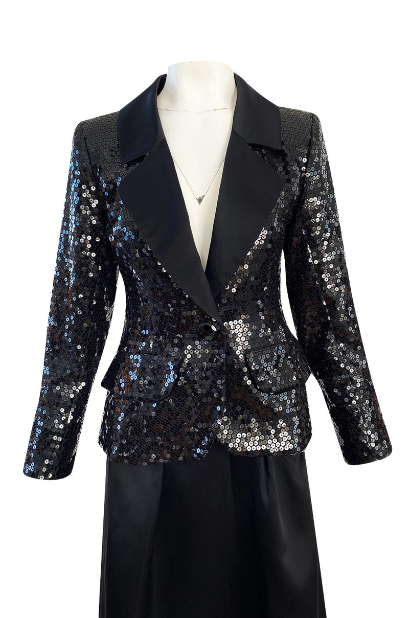 Sequin hotsell smoking jacket
