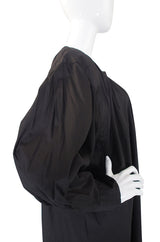 1980s Yves Saint Laurent Painters Smock Dress
