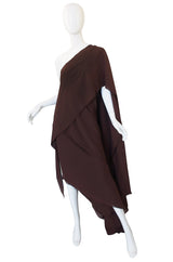 Rare 1970s Silk Grecian Jacqueline de Ribes Gown