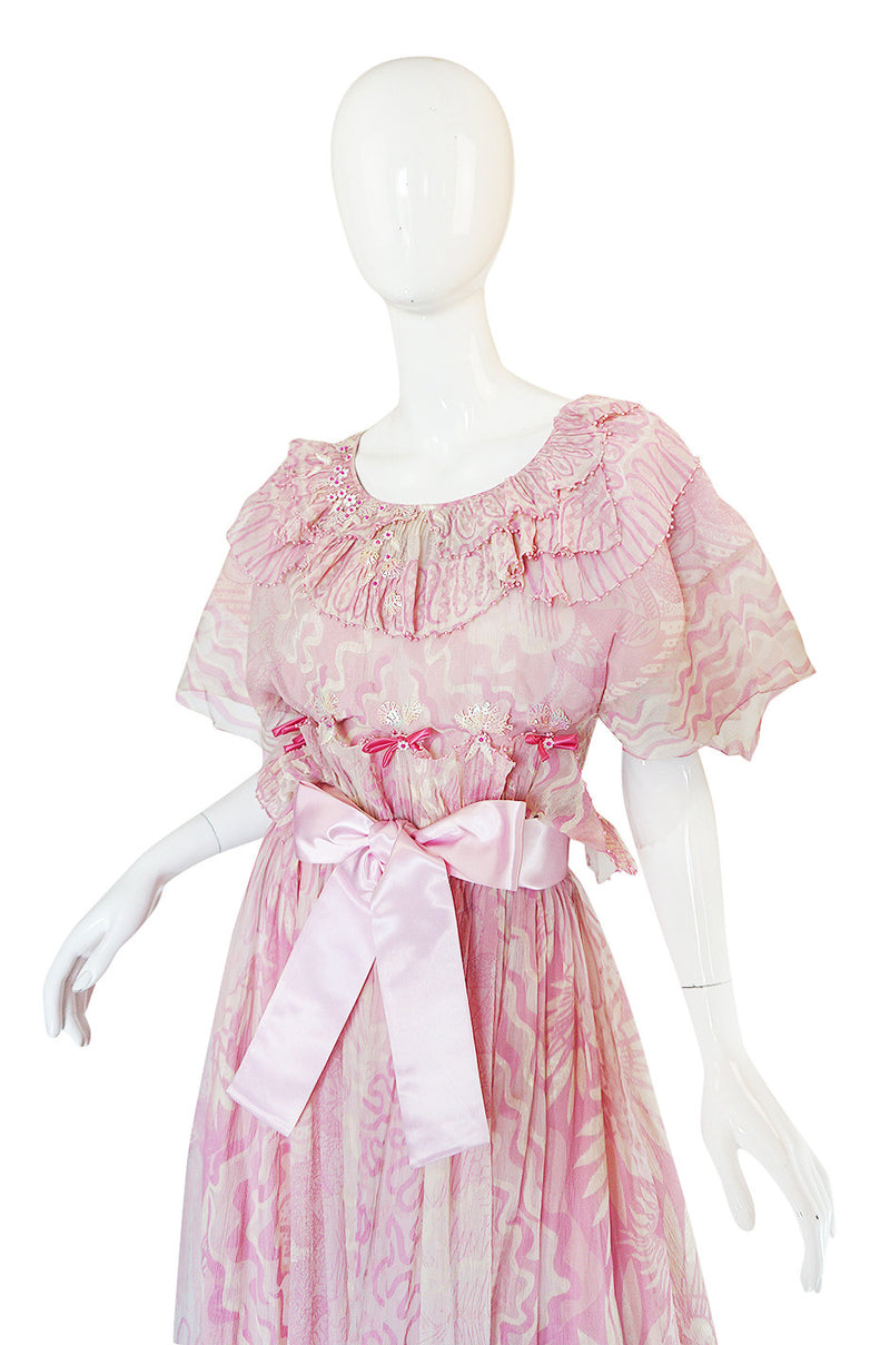 Rare 1974 "The Lily" Collection Zandra Rhodes Dress Set
