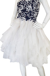 1980s Lilli Diamond Pouf Ribbon Dress
