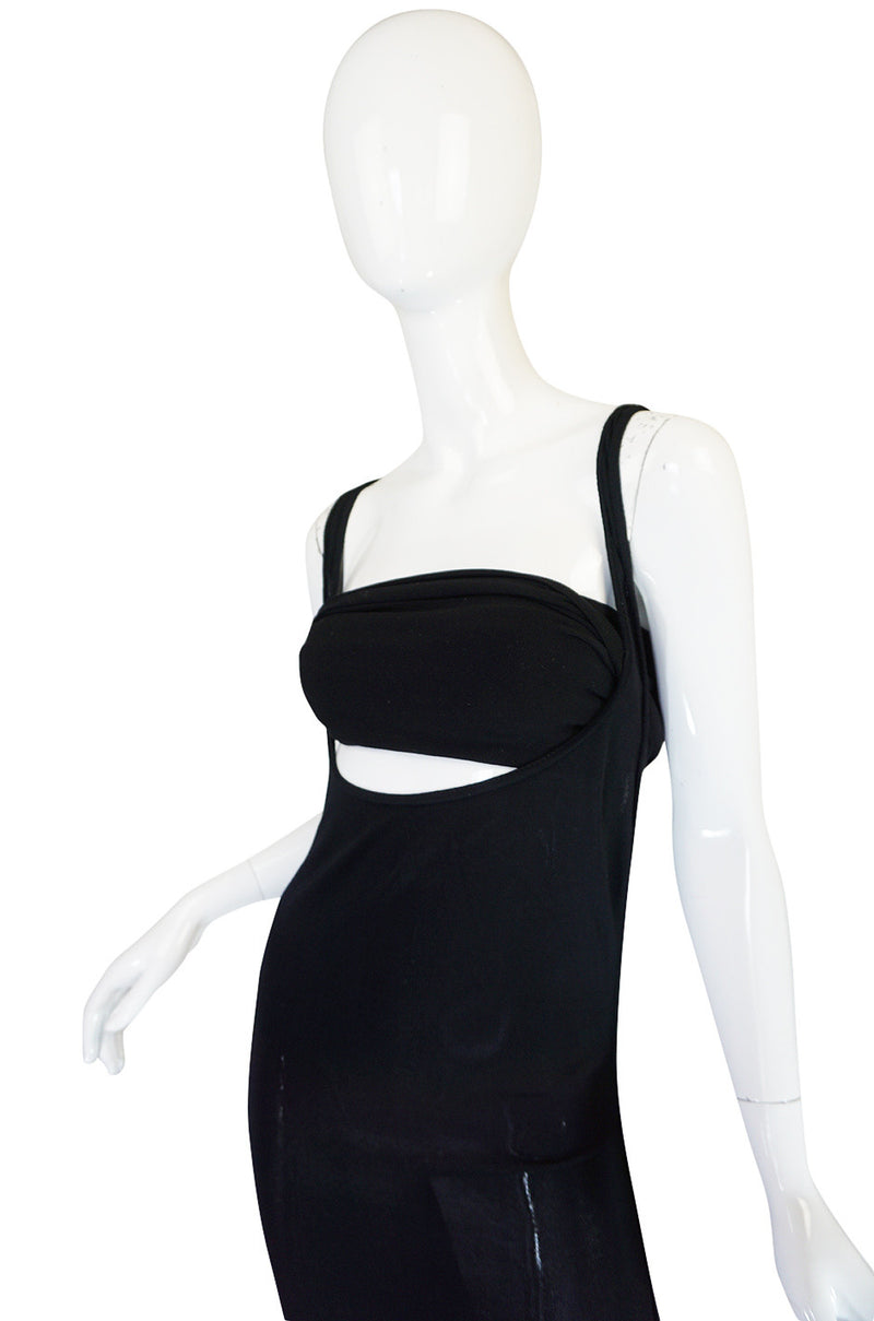 Spring 1990 Azzedine Alaia Scooped Front "Fishtail"Dress