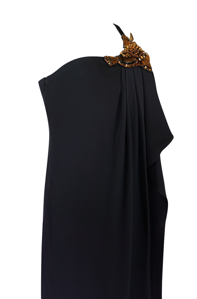 Pre-Fall 2012 Gucci Embellished One Shoulder Ad Campaign Dress