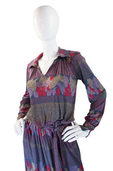 1970s Liquid Jersey Missoni Maxi Dress