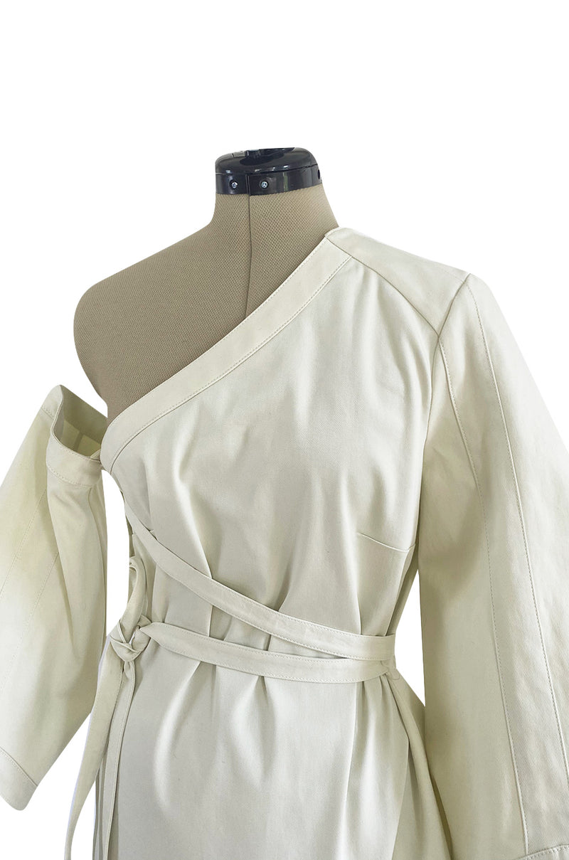 Fall 2016 Rosie Assoulin Convertible to One Shoulder w Removeable Sleeve Top