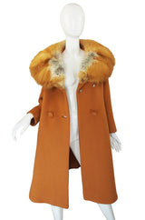 1950s Fur Collar & Wool Lilli Ann Coat