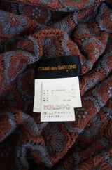 1990s Comme des Garcons Knit Shawl Poncho Jacket