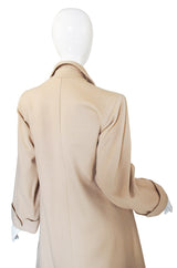 1970s Yves Saint Laurent Cream Coat